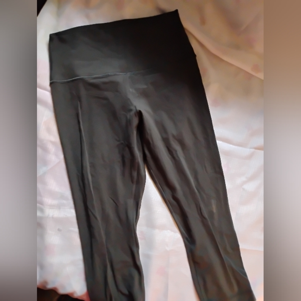 Lululemon Align Crop Dark Gray High-Waisted Leggings